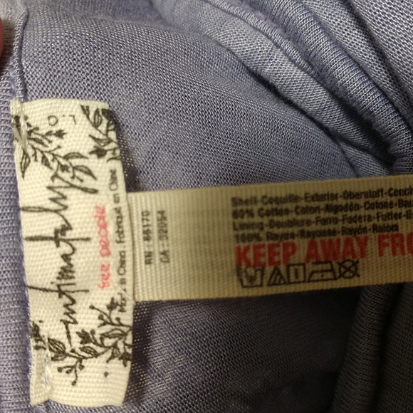 Intimately Free People Daydream Bodycon Blue Lace Backless Dress Size Large - Picture 7 of 14